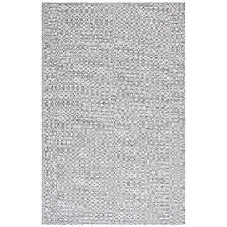 Safavieh 5 ft. 1 in. x 7 ft. 6 in. Hampton Power Loomed Rectangle Rug Ivory & Black HTN230Z-5